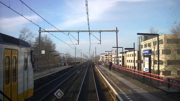 cabinerit A train drivers view: Zwolle Amsterdam CS, SLT, 25 Feb