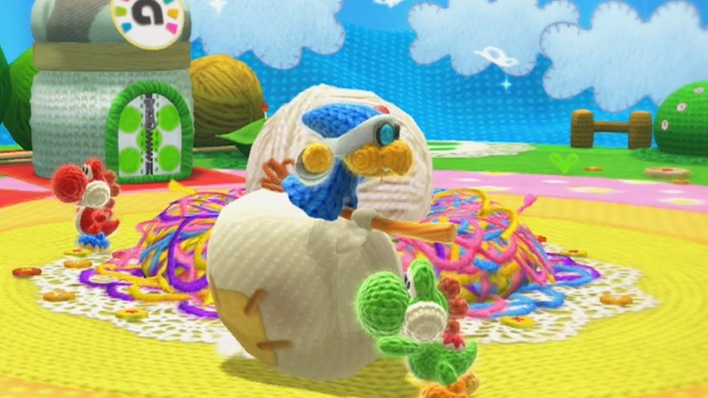 Yoshis Woolly World 100 Walkthrough Part 1 World