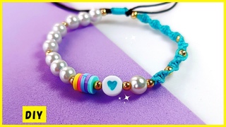 🌟 Domina el arte de COMBINAR TÉCNICAS de bisutería:  Crea PULSERAS con PERLAS y MACRAMÉ Paso a Paso