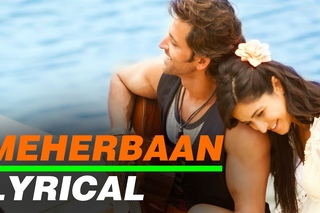 Meherbaan Lyrical Video | feat Hrithik Roshan & Katrina Kaif | Vishal Shekhar