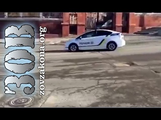 Новая полиция нарушает ПДД