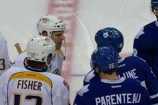 Gotta See It: Clune & Bass go face-to-face during warmups