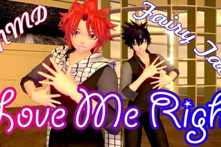 (MMD) Natsu and Gray -Love Me Right