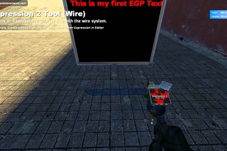 Gmod E2 Tutorial - Basic EGP