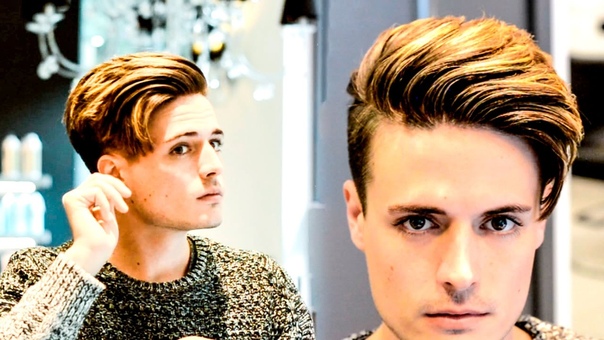 Mens Hair, Modern Side Swept Texture Hairstyle Modern Quiff