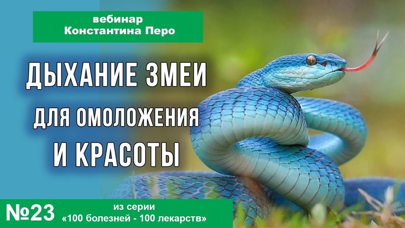 Дыхание Змеи для омоложения и красоты. Лао цзы, 23 Константин