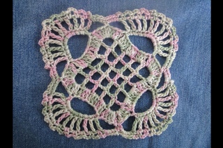 Квадратный мотив The square motif Crochet