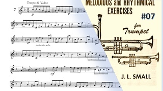 TRUMPET ETUDE Small 27 Melodical and Rhythmical exerc. forTrumpet- #07 por Helder Passinho Jr.