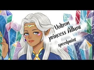 Voltron - princess Allura speedpaint