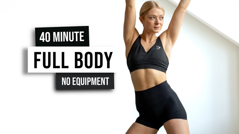 40 MIN TOTAL BODY SCULPT Workout No Equipment, No Talking, No Repeat Exercises, Full