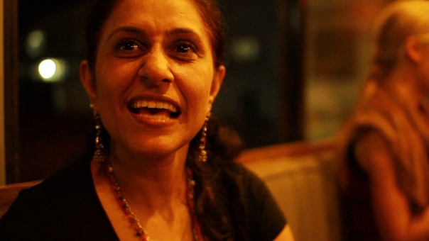 Happy TV, Vipassana Party, Katmandu, Nepal, Summer 2012 Interview Dr Mala