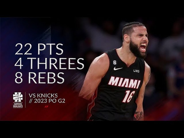 Caleb Martin 22 pts 4 threes 8 rebs vs Knicks 2023 PO