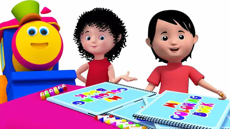 Land of Magical Colors, Preschool Learning Videos, Bob The Train