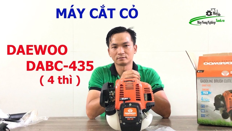 Đập hộp Máy cắt cỏ Daewoo DABC 435 4 Thì 1. 1 KW Chất lượng Chính