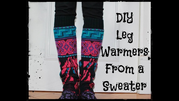 How to Make Leg Warmers From a Sweater: Easy DIY ( No