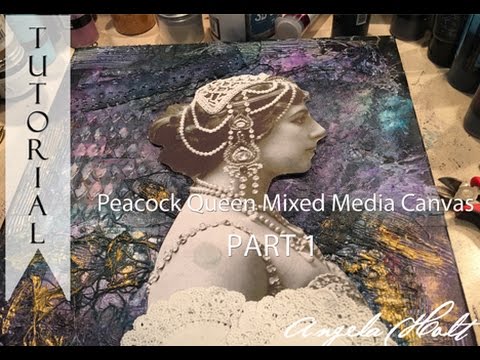 Peacock Queen Finnabair Style Canvas Part