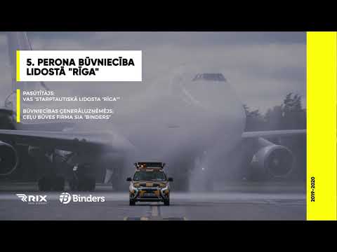 BINDERS Kravas lidmašīnu perona būvniecība RIX 2019