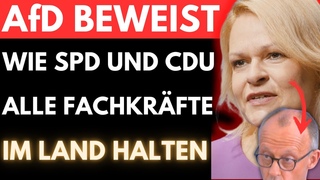 AfD beweist dunkle PLÄNE der SPD und CDU 🚨 Fachkräfte müssen um jeden Preis im Land bleiben!