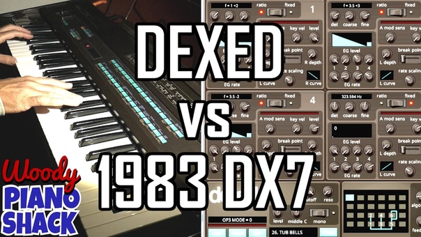 Dexed VST versus 1983 Yamaha DX7, Orgy of 80s riffs and over used