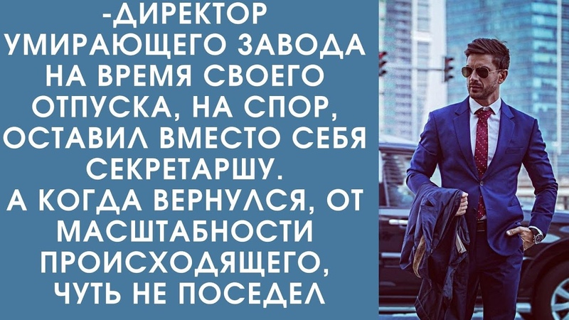Истории из жизни. На время отпуска, Данил вместо себя