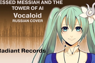 VOCALOID (Hatsune Miku) Blessed Messiah and the Tower of AI Hitoshizuku-P & Yama RUS song #cover