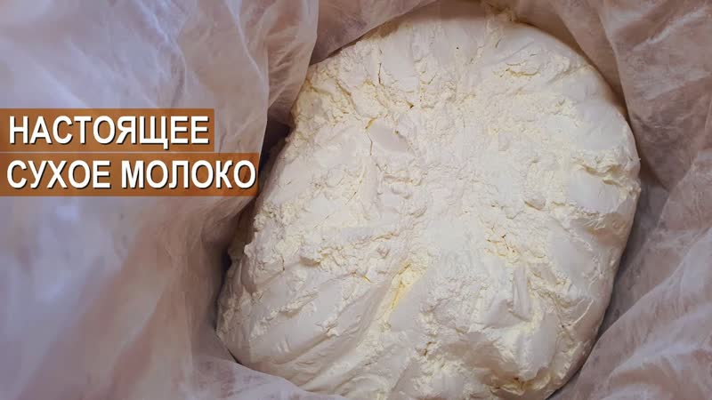 Как делают настоящее сухое молоко в Казахстане. Завод по