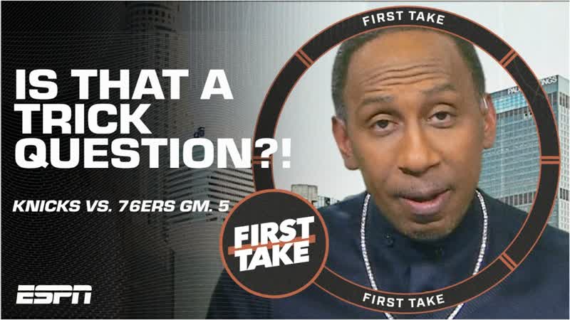 Stephen A. Smith POINTS THE BLAME in Knicks OT loss to the 76ers , First