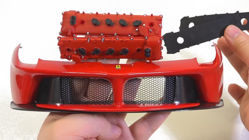 Феррари Ла Феррари журналы 8 10, сборка бампера Ferrari,