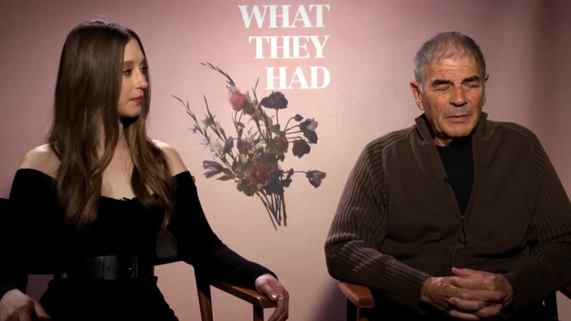 Taissa Farmiga Robert Forster interview What They