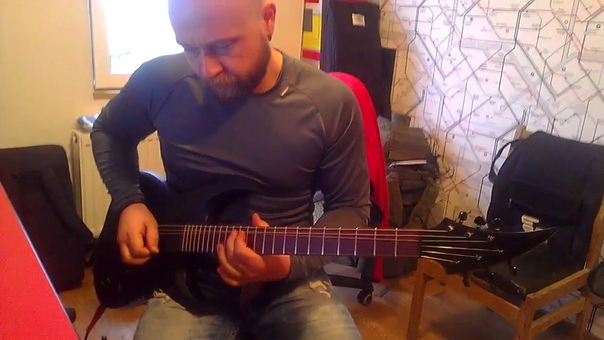 FOR THE LOVE OF GOD STEVE VAI cover test STRELNIK CRUSHER (replika) GUITAR VLAD IS
