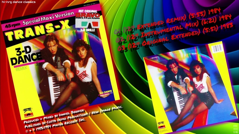TRANS X 3 D DANCE 1983 ( X3 REMIXES) 1984 Hi NRG Italo Electro Disco Synth Pop 12 Dance
