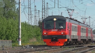Электропоезд ЭД4МК-0048 сообщением Барыбино - Москва