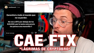 Cae FTX, cae BITCOIN, pero Mani Thawani y los BROS siguen dando la turra.