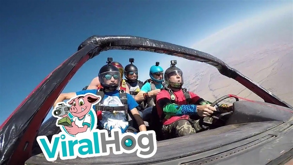 Skydiving in a Car, , Viral