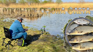 Открываю сезон ФЛЕТА на ДИКАРЕ! Где весной искать карася и сазана Как ловить весной на флет