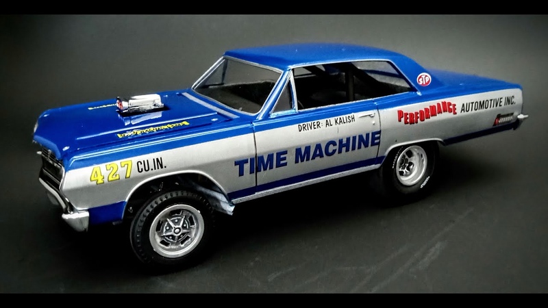 ALL NEW 1965 Chevy Chevelle 427 AWB Funny Car 1, 25 Scale Model Kit Build How To Assemble Paint