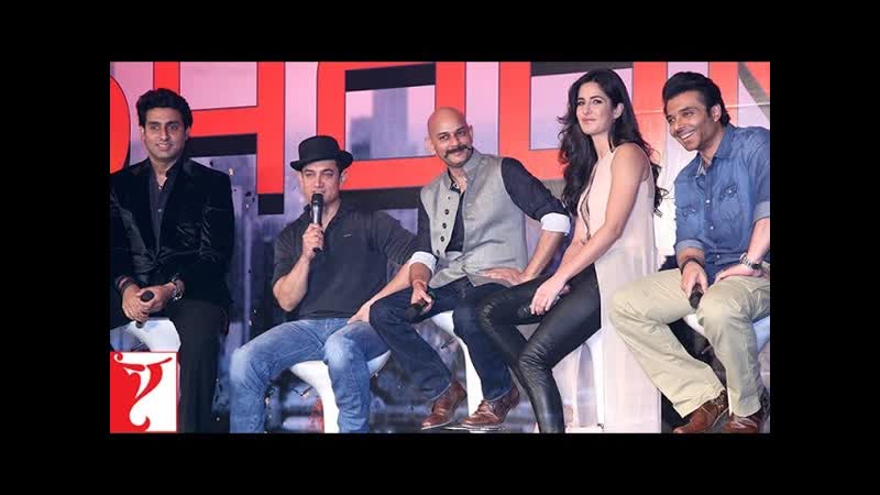 The Team Of DHOOM:3, Part 2, Aamir Khan, Abhishek Bachchan, Katrina Kaif, Uday