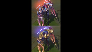 Galaxy Slayer Zed vs Mythic Chroma Comparison | League of Legends