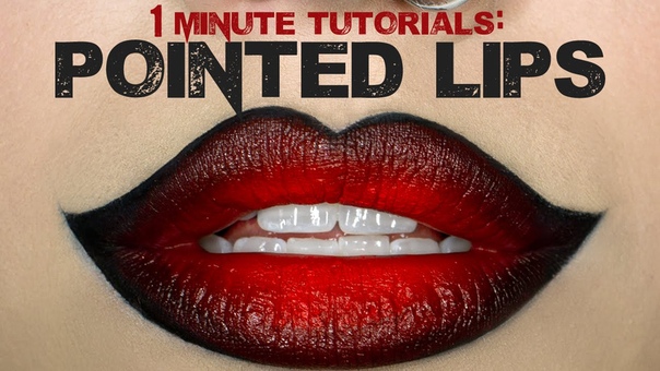 1 Minute Makeup Tutorial: Overdrawn Pointed