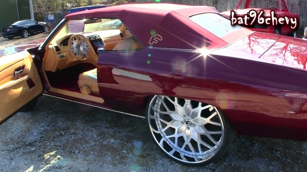 STITCHED BY SLICK: 75 Caprice Donk Vert on 28 Forgiatos, NEW SCHOOL INTERIOR SWAP