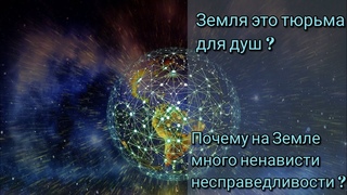 Почему на Земле много жестокости,  несправедливости  коварства? Земля это тюрьма для душ?