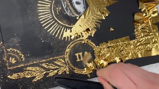 Делаю картину с картой таро в прямом эфире
