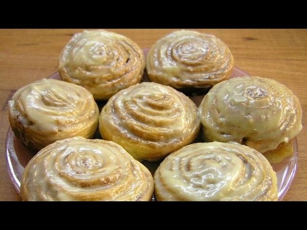 Булочки с корицей, Homemade Cinnamon rolls English