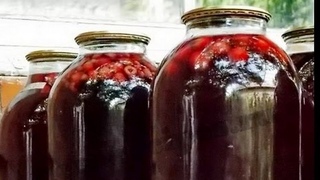 Компот из вишни на зиму - самый быстрый и легкий рецепт.