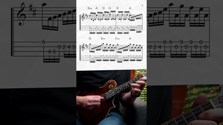 "Angels We Have Heard on High" Mandolin Chord Melody #shorts