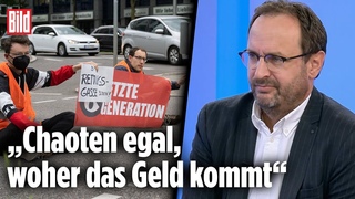 Finanzierung des Klebe-Terrors: l-Millionen fr die Klima-Chaoten