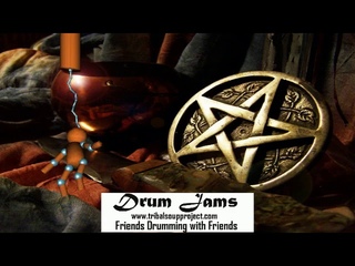 Drumming with Friends - New Smyrna Beach Wed Drum Circle 10-17-18 - Tribal Soup Project