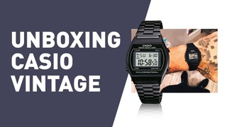 Unboxing Relgio Casio Vintage Preto - Back Wash