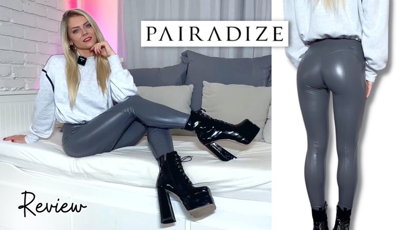 New Release: Grey PAIRADIZE Faux Leather Pants, Review Try