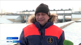 Курганцев предупреждают: мартовский лед опасен